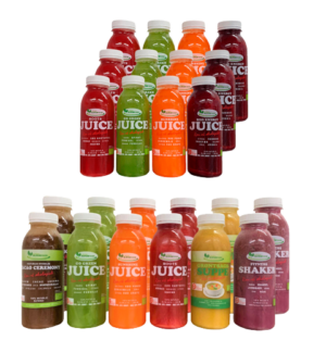 2 Dags Light Juicekur + 1 x Juicekasse – 24 Produkter (SPAR 20%)