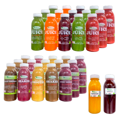 30 dages juice-smoothie kasse