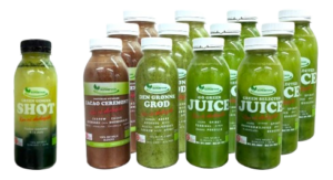 12 dages hverdags juice kasse GRØN – 13 produkter (SPAR 20%)