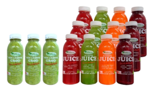 VIP! Juicekasse #1 + 3 x Den Grønne Grød – 15 Produkter (SPAR 32%) – Bemærk kan bestilles fra d. 24/9! (Vælges i kalenderen)