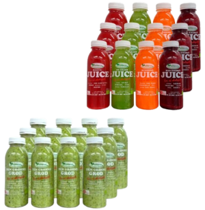12 x Slowjuice + 12 x Grøn Grød (SPAR 22%)